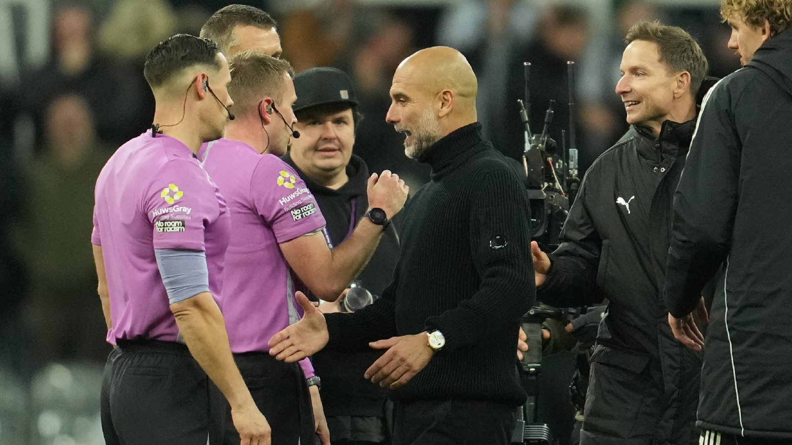 Guardiola Embarrassed After Confronting Cameraman Following Man City Loss: Im Not Perfect, I Make Huge Mistakes.
