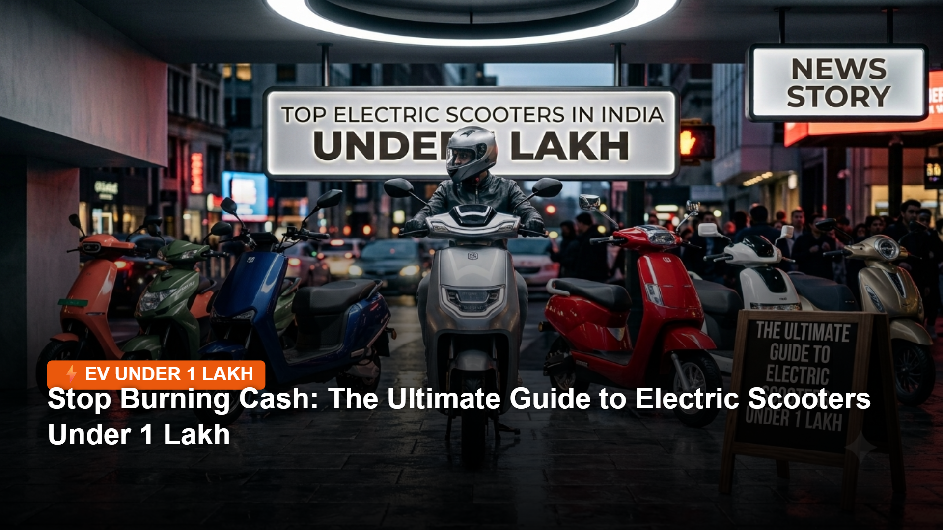 Stop Burning Cash: The Ultimate Guide to Electric Scooters Under 1 Lakh