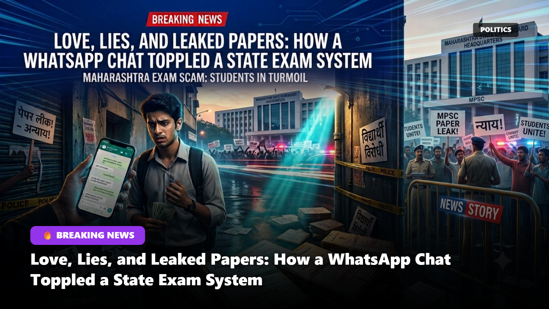 Love, Lies, and Leaked Papers: How a WhatsApp Chat Exposed a State Exam Scam