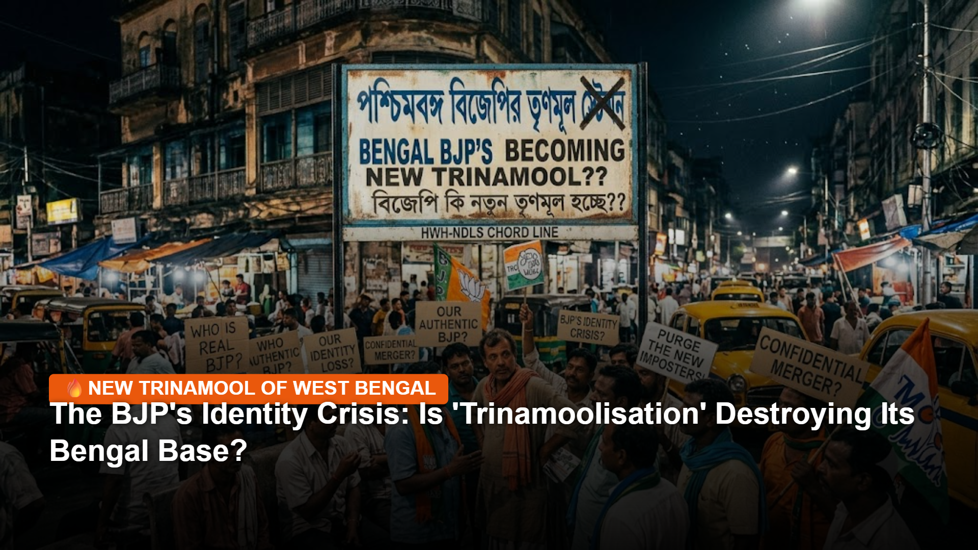 The BJP’s Identity Crisis: Is ‘Trinamool station’ Destroying Its Bengal Base?