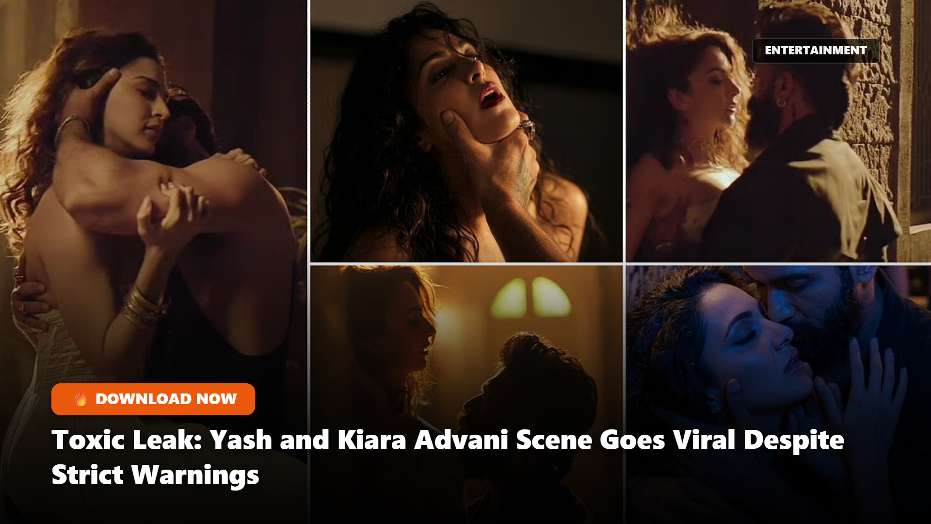 Toxic Leak: Yash and Kiara Advani Scene Goes Viral Despite Strict Warnings